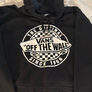 Vans Black and White Hoodie